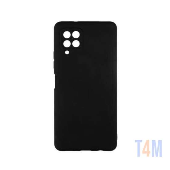 Funda de Silicona con Marco de Cámara para Samsung Galaxy A22 4g Negro